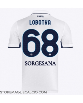 SSC Napoli Stanislav Lobotka #68 Maglia Gara Trasferta Repliche 2024-25 Maniche Corte